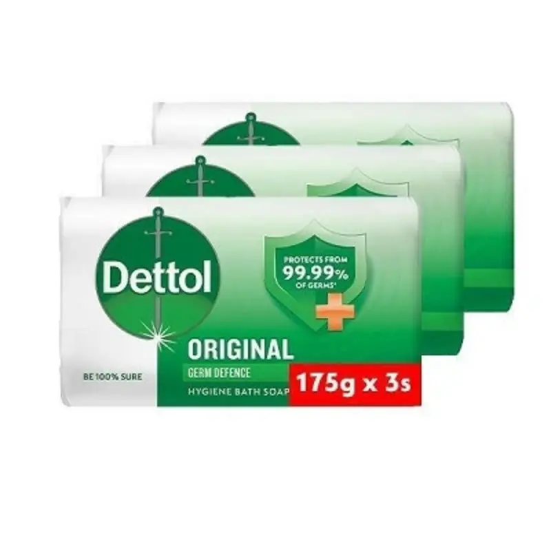 Dettol Anti-Bacterial Soap Original 175 g 2+1 Pieces